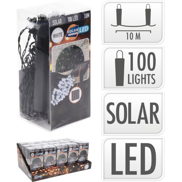 SOLAR LED LIGHT CHAIN 100LED