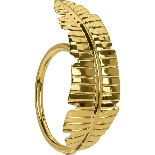 CHRISTMAS NAPKIN RING SET 4PCS GOLD - ASSORTED DESIGNS