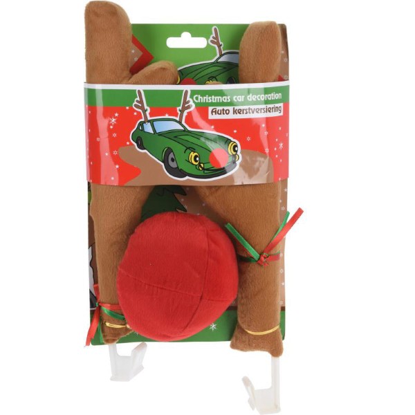 REINDEER CAR DECORATION SET