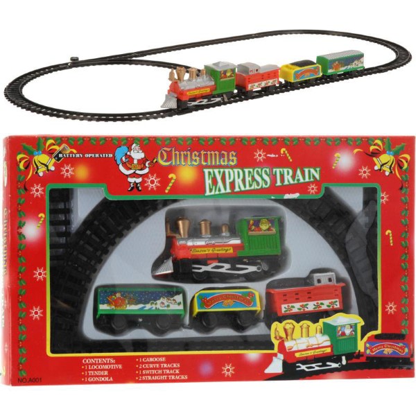 CHRISTMAS TRAIN SET 9PCS