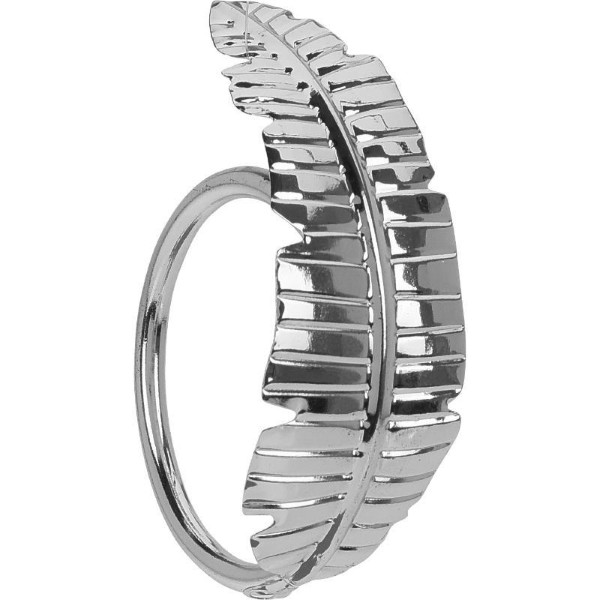 NAPKIN RING SET 4PCS SILVER - ASSORTED DESIGNS