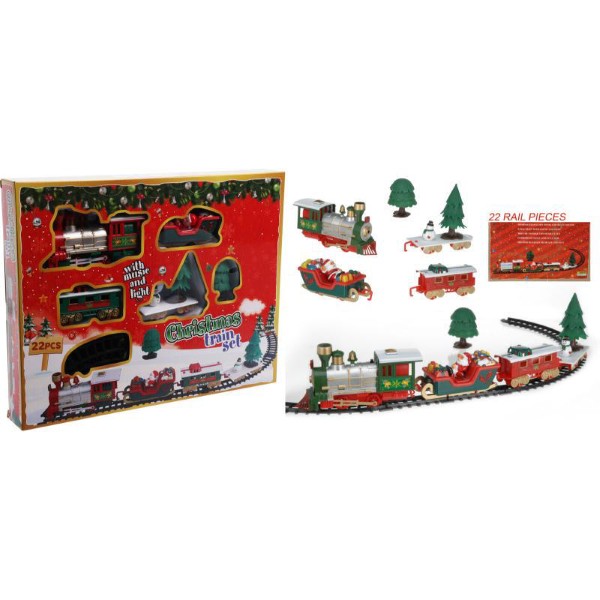 CHRISTMAS TRAIN SET 22PCS