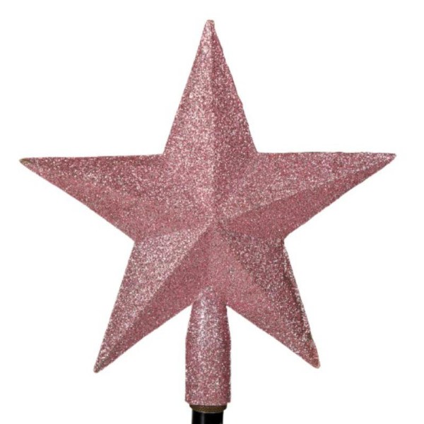 STAR TREE TOPPER 20CM - PINK