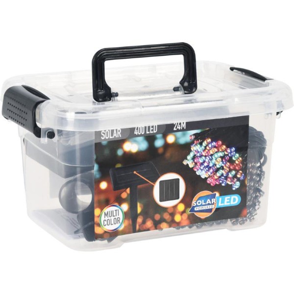 DECORATIVE SOLAR LED LIGHT CHAIN 400PCS 24M - MULTICOLOR