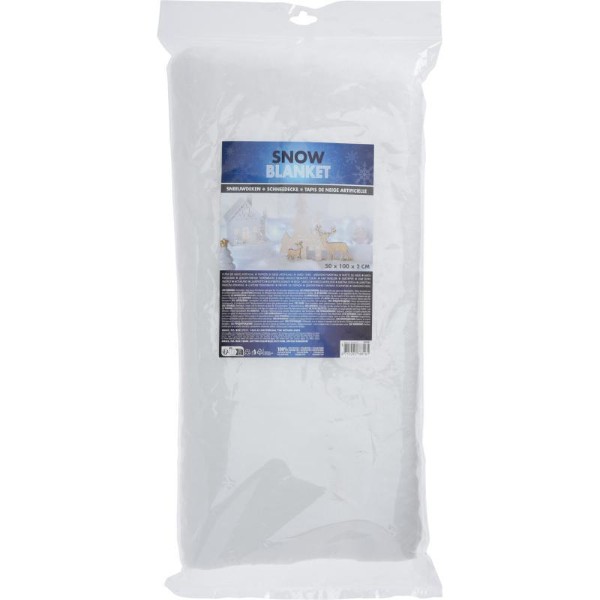 CHRISTMAS SNOW BLANKET 100X50X1CM