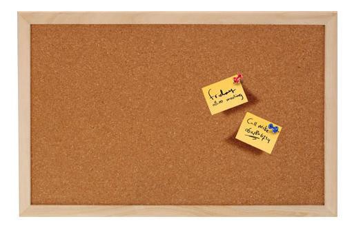 CORK BOARD 8MM 60X45CM