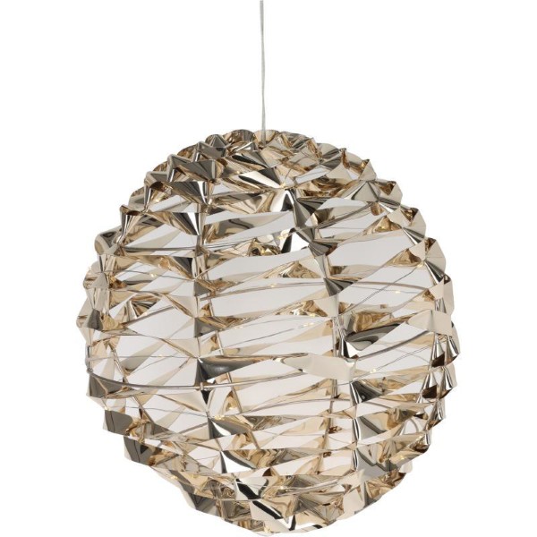 DECORATIVE LED BALL LED 25CM - SHINY GOLD