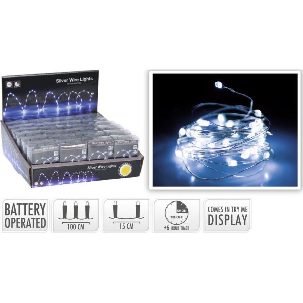 SILVERWIRE LIGHTS 66LED - WHITE