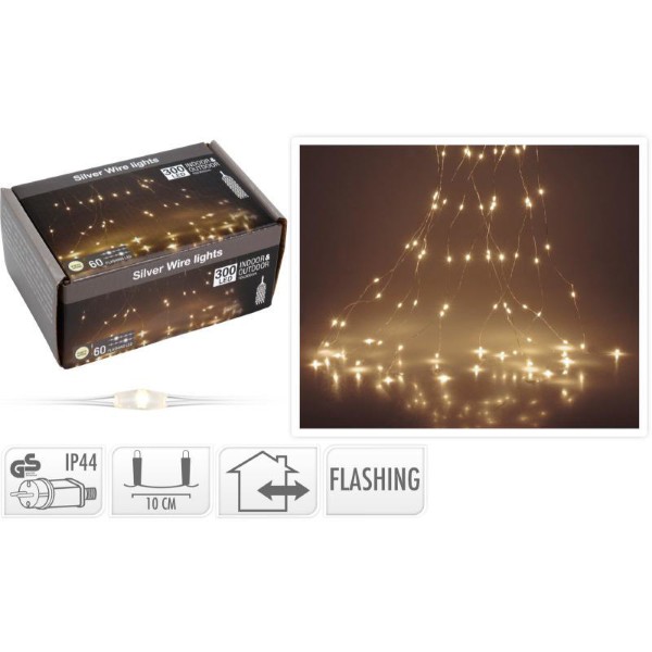 SILVERWIRE 300 FLASHING LED - WARM WHITE