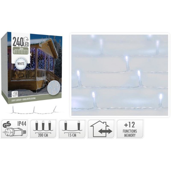 LED CURTAIN LIGHTS 240LED