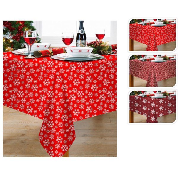 CHRISTMAS TABLECLOTH 130X180CM - ASSORTED DESIGNS