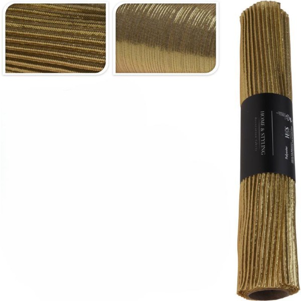 DECORATIVE FABRIC 28X150CM GOLD - ASSORTED DESIGNS