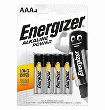 ENERGIZER ALKALINE POWER AAΑ BATTERIES 4 PACK