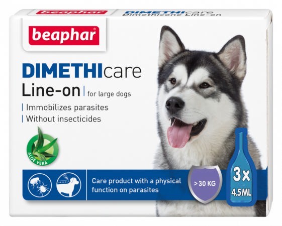 BEAPHAR FLEA&amp;TICK DIMETHICARE L DOG X3