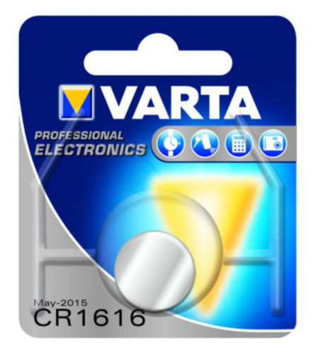 VARTA LITHIUM COIN CR1616 (BUTTON CELL BATTERY, 3V) PACK OF 1