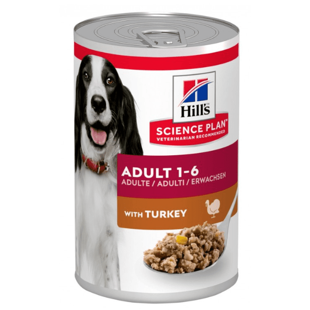 HILLS SCIENCE PLAN CANINE ADULT TURKEY TIN 370GR