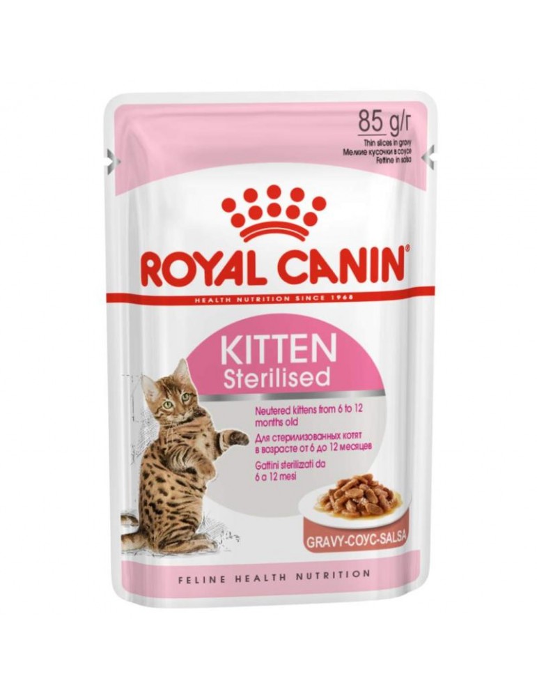 ROYAL CANIN KITTEN STERILISED POUCH 85G