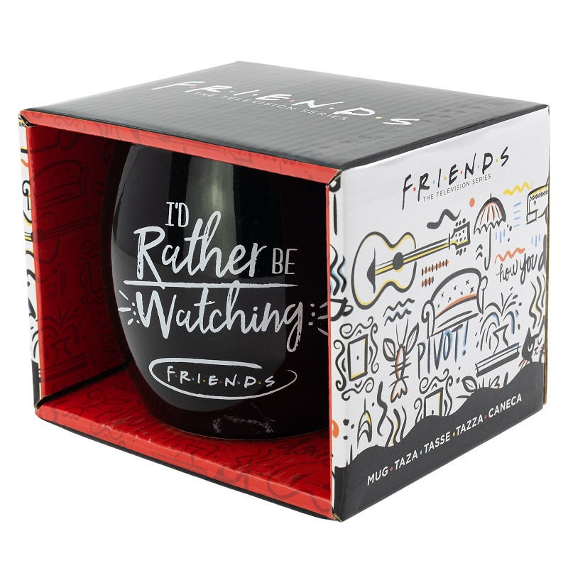 Friends Ceramic Globe Mug 385ml in Gift Box