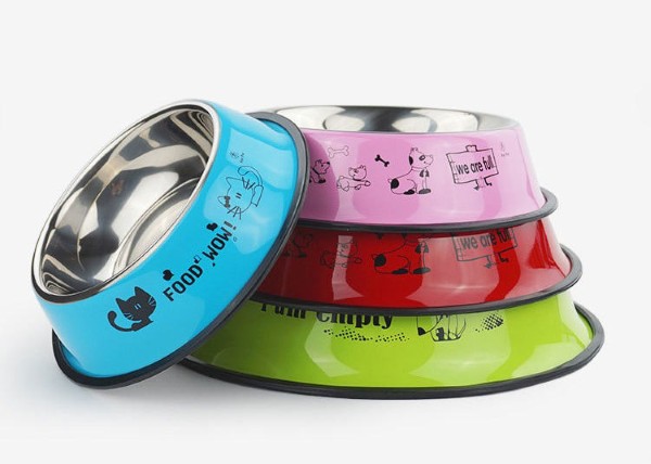 PET BOWL STAINLESS STEEL MEDIUM