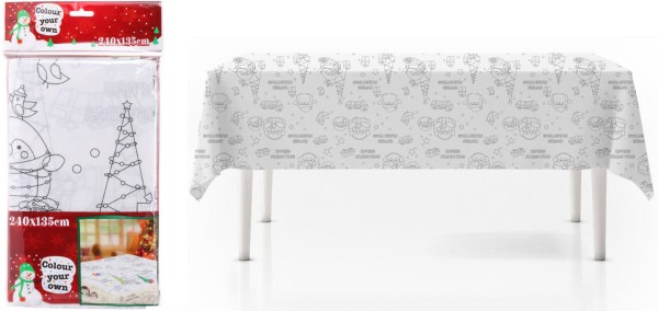 XMAS TABLECLOTH 240X135CM