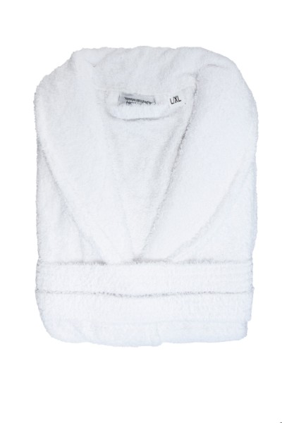 SENSIA BATHROBE L/XL WHITE 400GSM