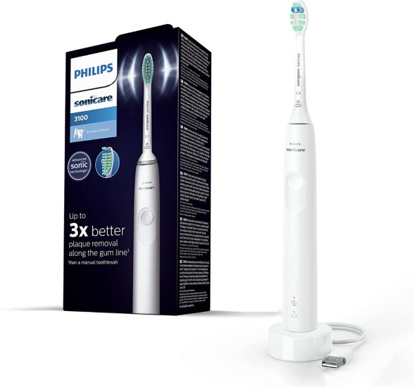 PHILIPS HX3671/13 SONICARE 3100 TOOTHBRUSH ELECTRIC WHITE