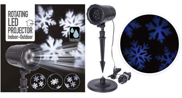 LED PROJECTOR SNOWFLAKE IP44