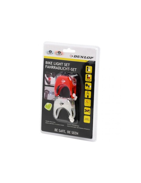 DUNLOP BICYCLE LIGHT SET 2PCS LED