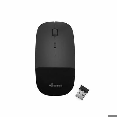 MEDIA RANGE MROS215 WIRELESS OPTICAL MOUSE BLACK