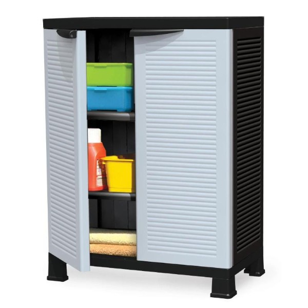 RAM MIDY CAB 68X40X92CM BLACK/GREY 68X40X92CM