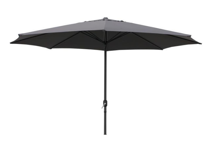 MARKET ALUMINIUM UMBRELLA 3X3M GREY