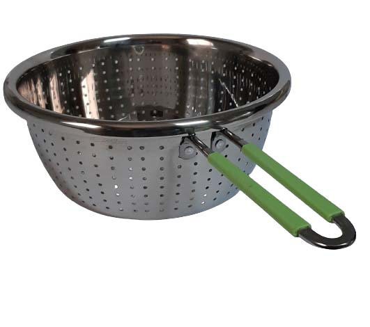 STRAINER WITH HANTLE 28CM STAINLESS STEEL