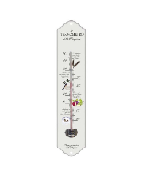 VERDEMAX METAL THERMOMETER 30X06.5CM