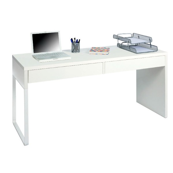 FORES HABITAT COMPUTER DESK - MATT WHITE