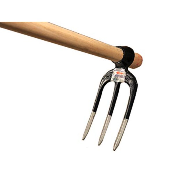 CHAMPION FORK HOE WITH WOODEN HANDLE