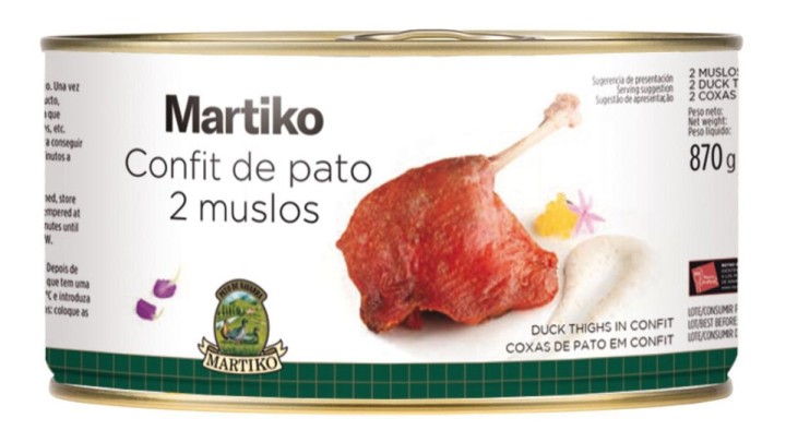 2 Duck Thighs In Confit 870g