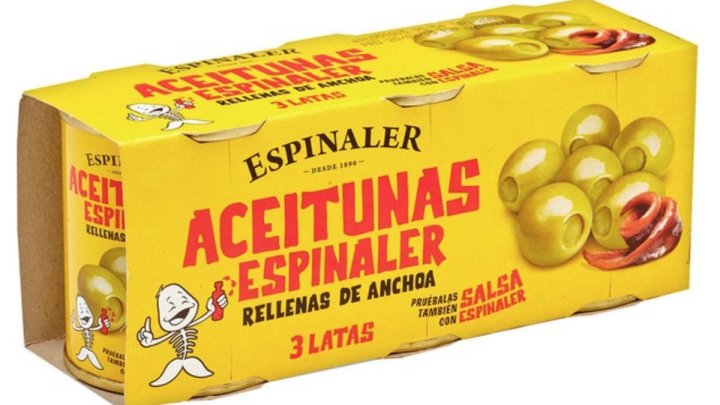 Olives With Anchovy 3 x 120g