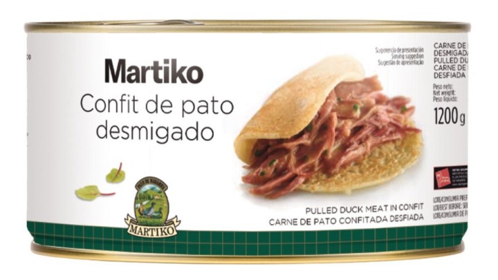 Pulled Duck Meat In Confit 1200g