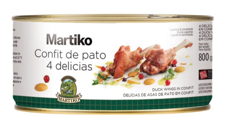 4 Duck Wings In Confit 800g