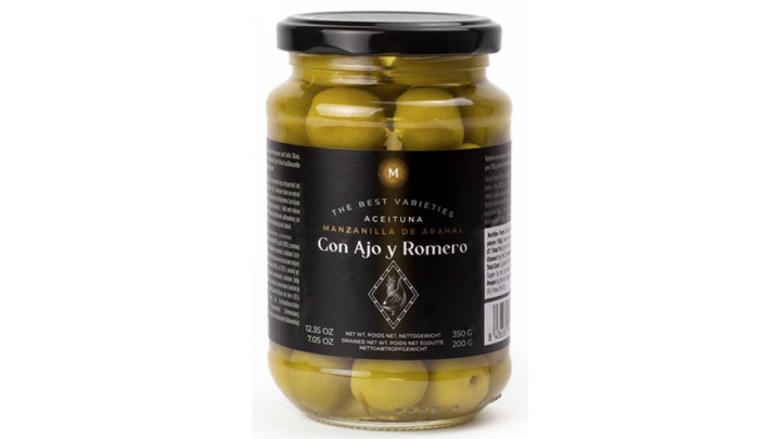 Manzanilla With Garlic And Rosemary 350g