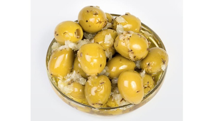 Gordal Pitted With Onion