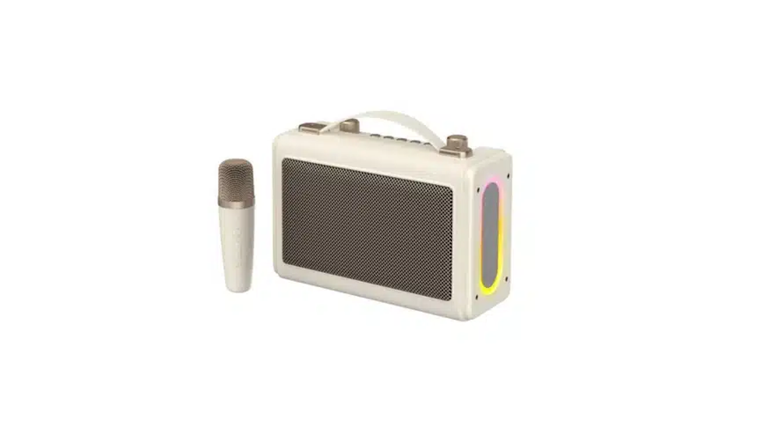 HAVIT Portable Bluetooth Karaoke Speaker w/ Microphone SK823BT Beige