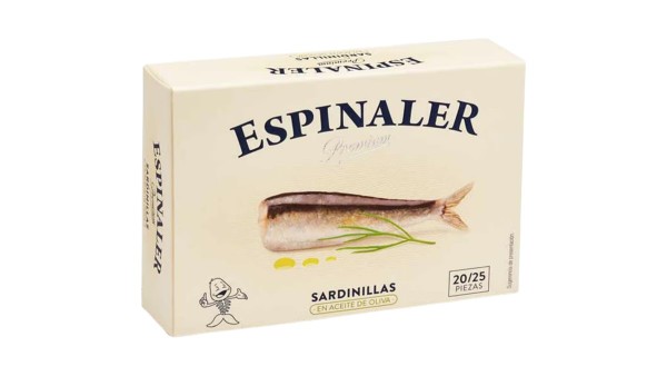 BABY SARDINES IN OLIVE OIL PREMIUM 125g