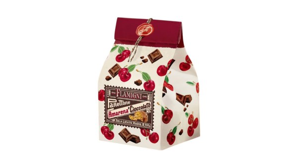 Black Cherries And Chocolate Panettone 500g Gift Box