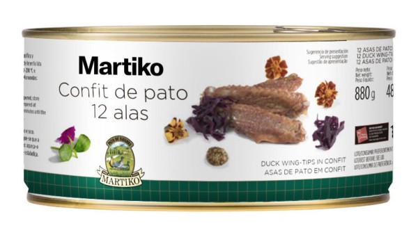 12 DUCK WINGS IN CONFIT 880g