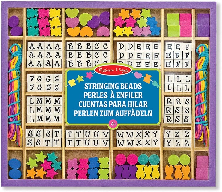 Melissa & Doug 13774 Created by Me! Alphabet Beads Wooden Bead Kit 3years +