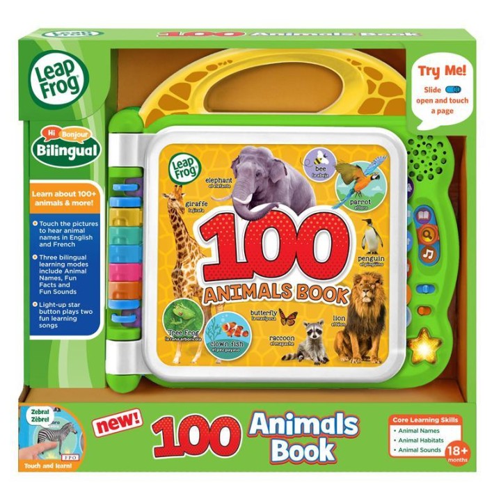 LeapFrog 100 Animals Book 0 - 18 Months