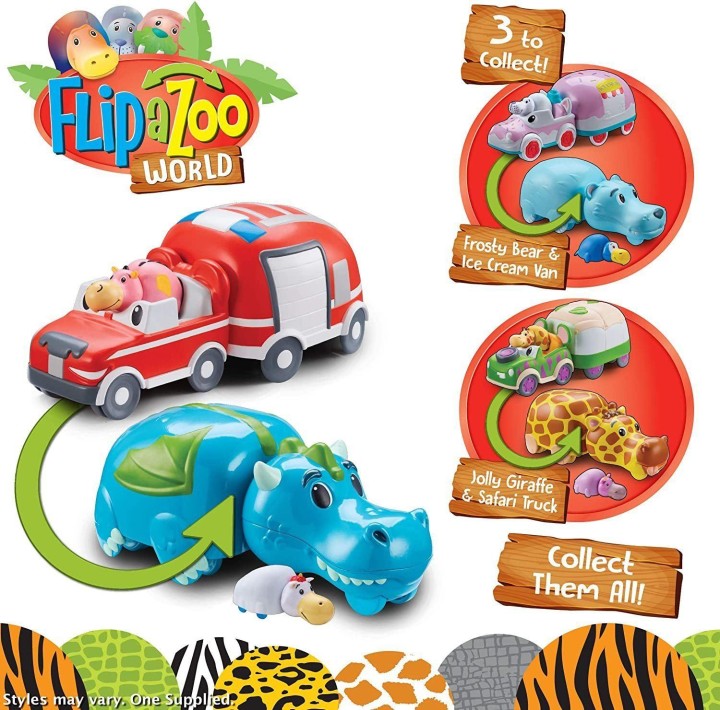 FLIPaZOO World Vehicle and Figure Set - Assortment 3years +