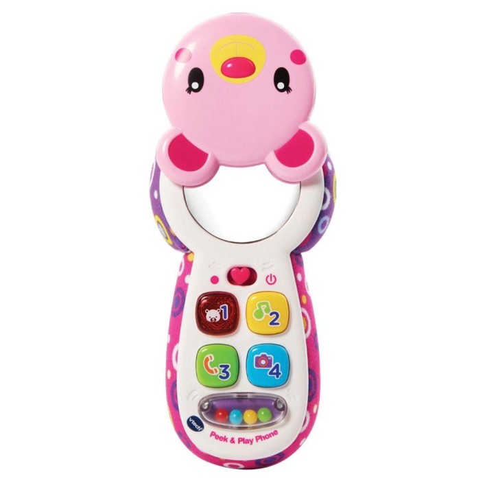 VTech Peek & Play Phone - Pink 0 - 18 Months