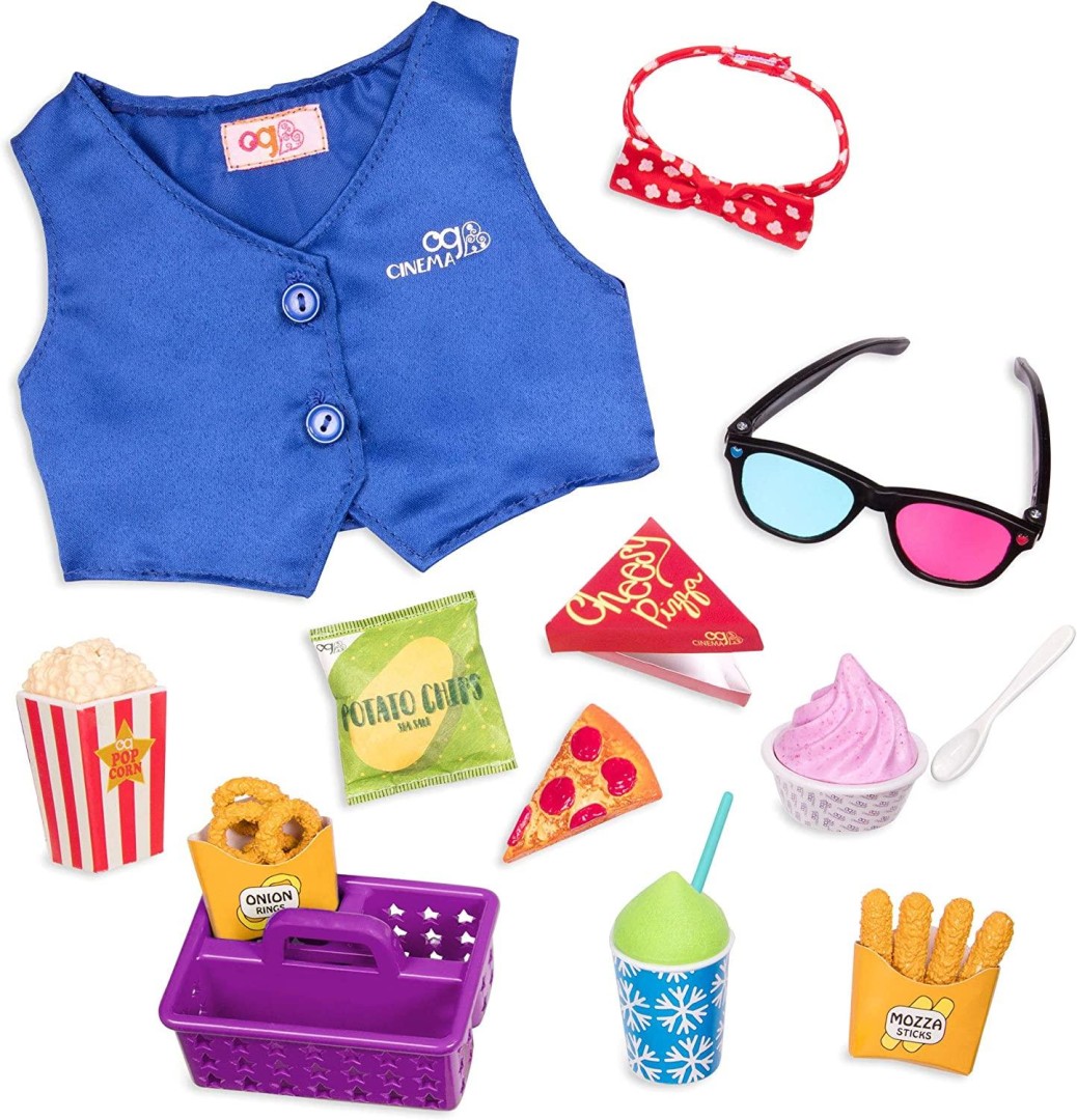 Our Generation Dolls Outfit - Cinema Snacks 3years +